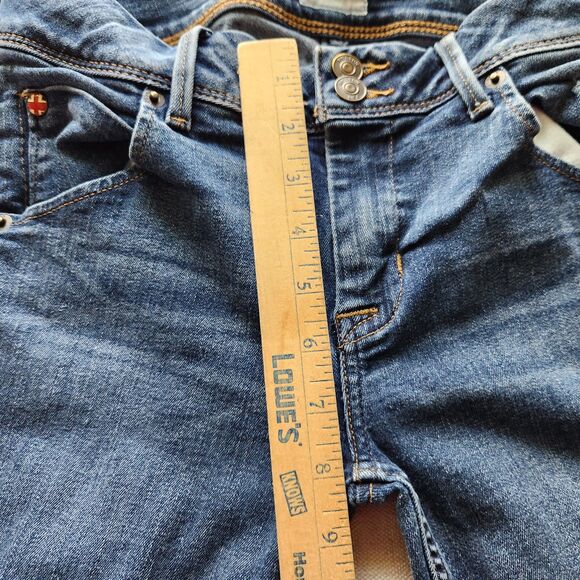 Hudson Jeans Women 28 Blue Denim Collin Flap Skinny Stretch Actual 28x31 - Picture 6 of 16